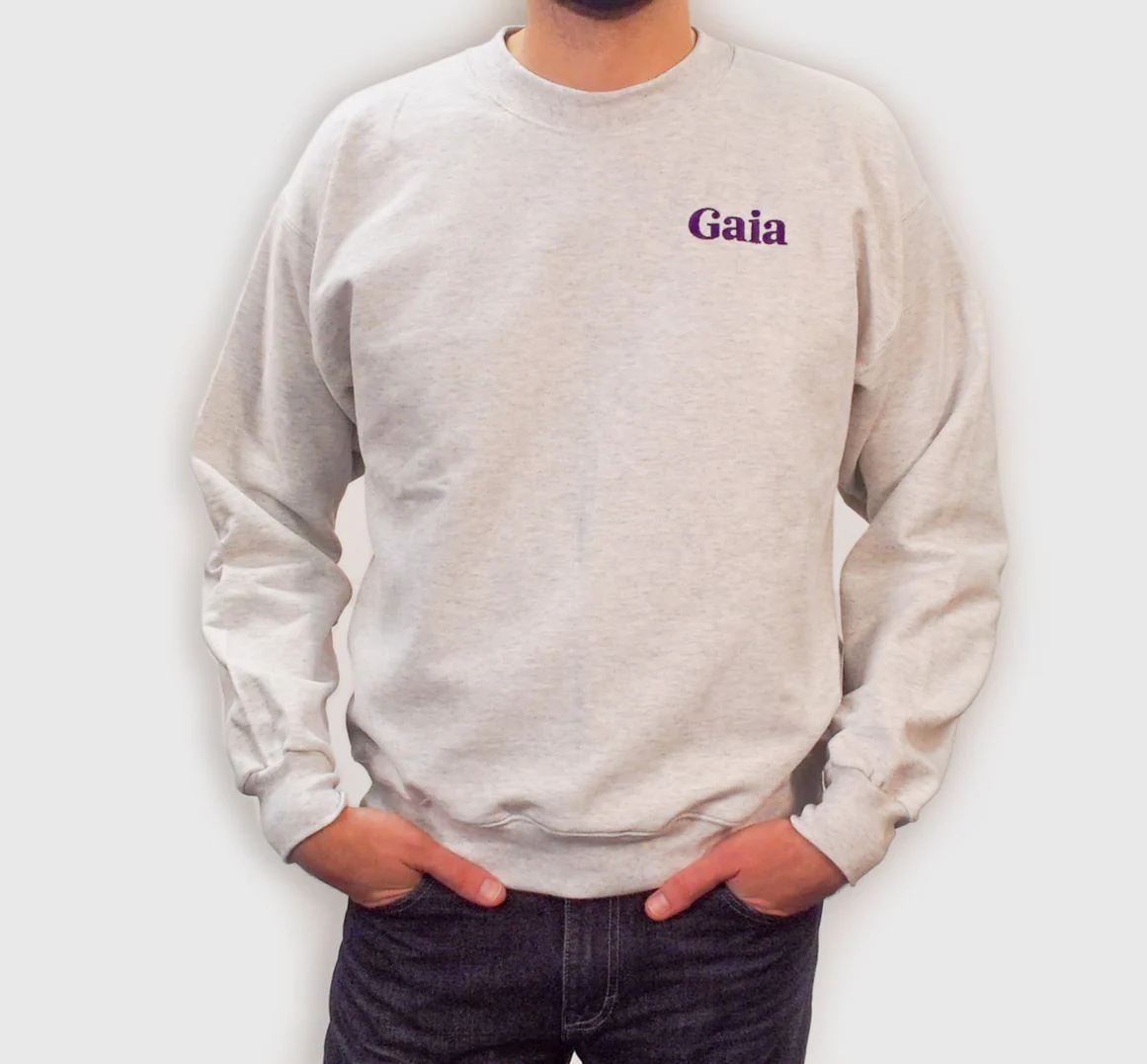Gaia | Unisex Fleece Crew Sweatshirt - Image 4