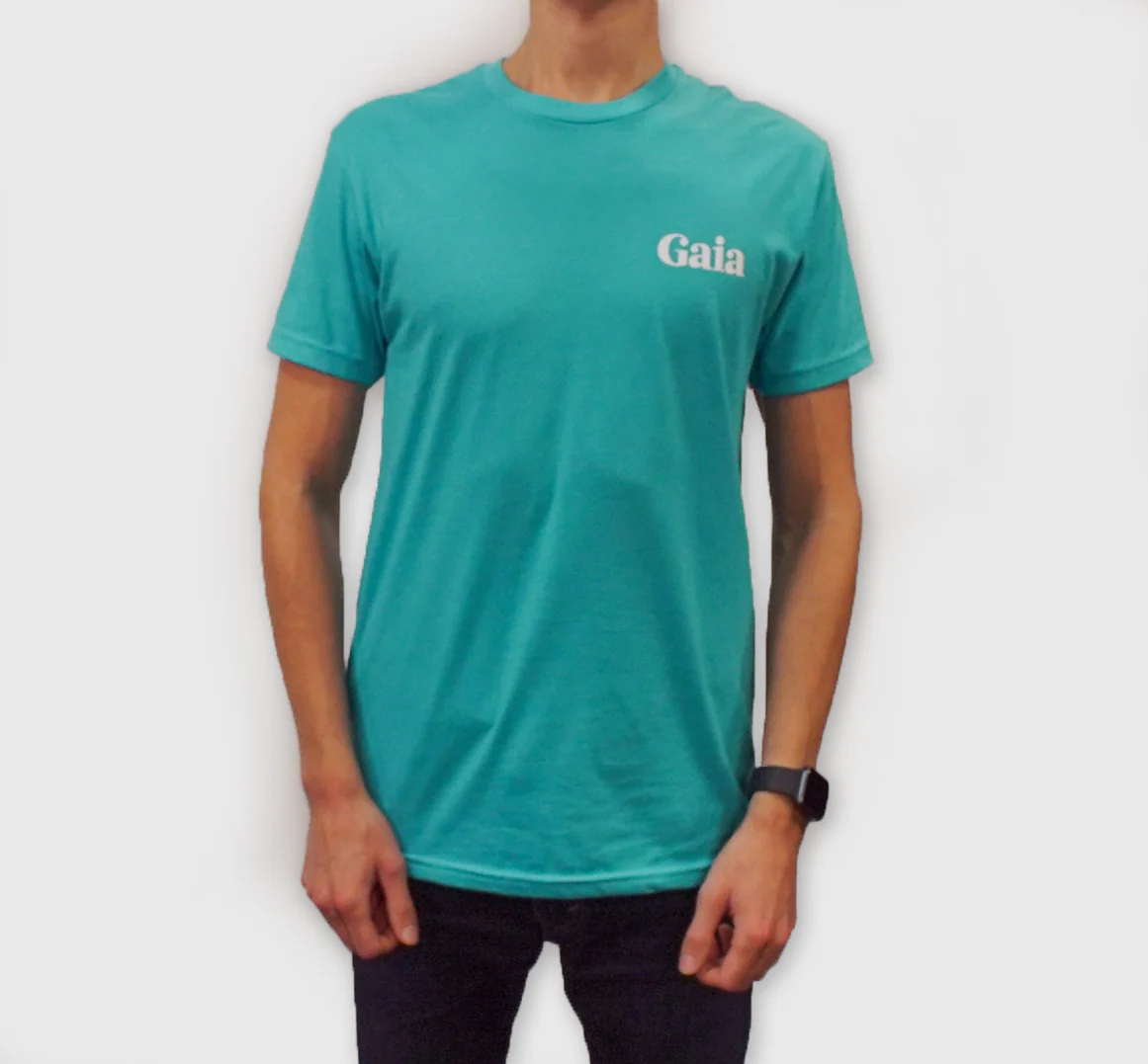Gaia | Unisex Turquoise Crew Tee - Image 4