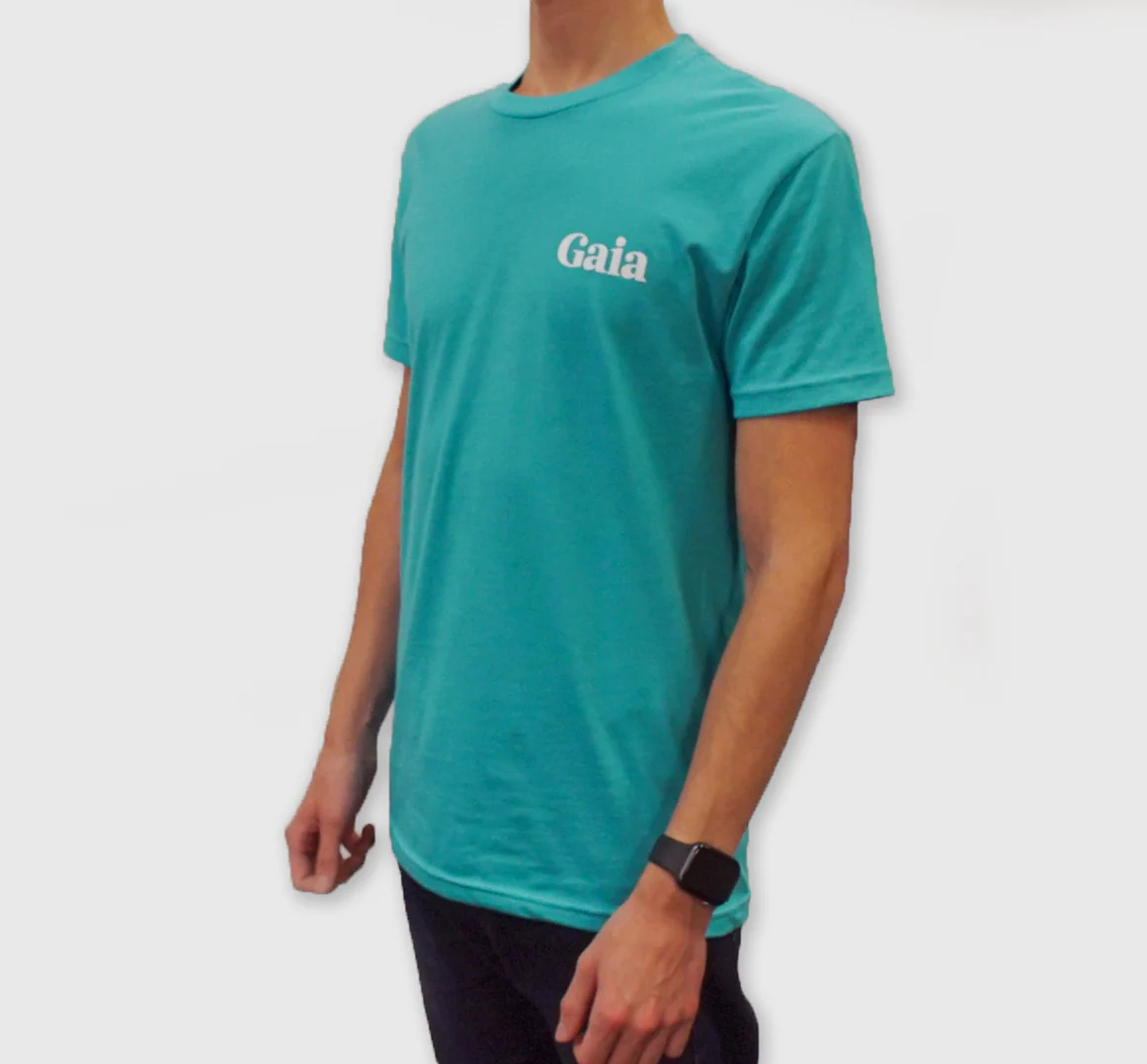Gaia | Unisex Turquoise Crew Tee - Image 5