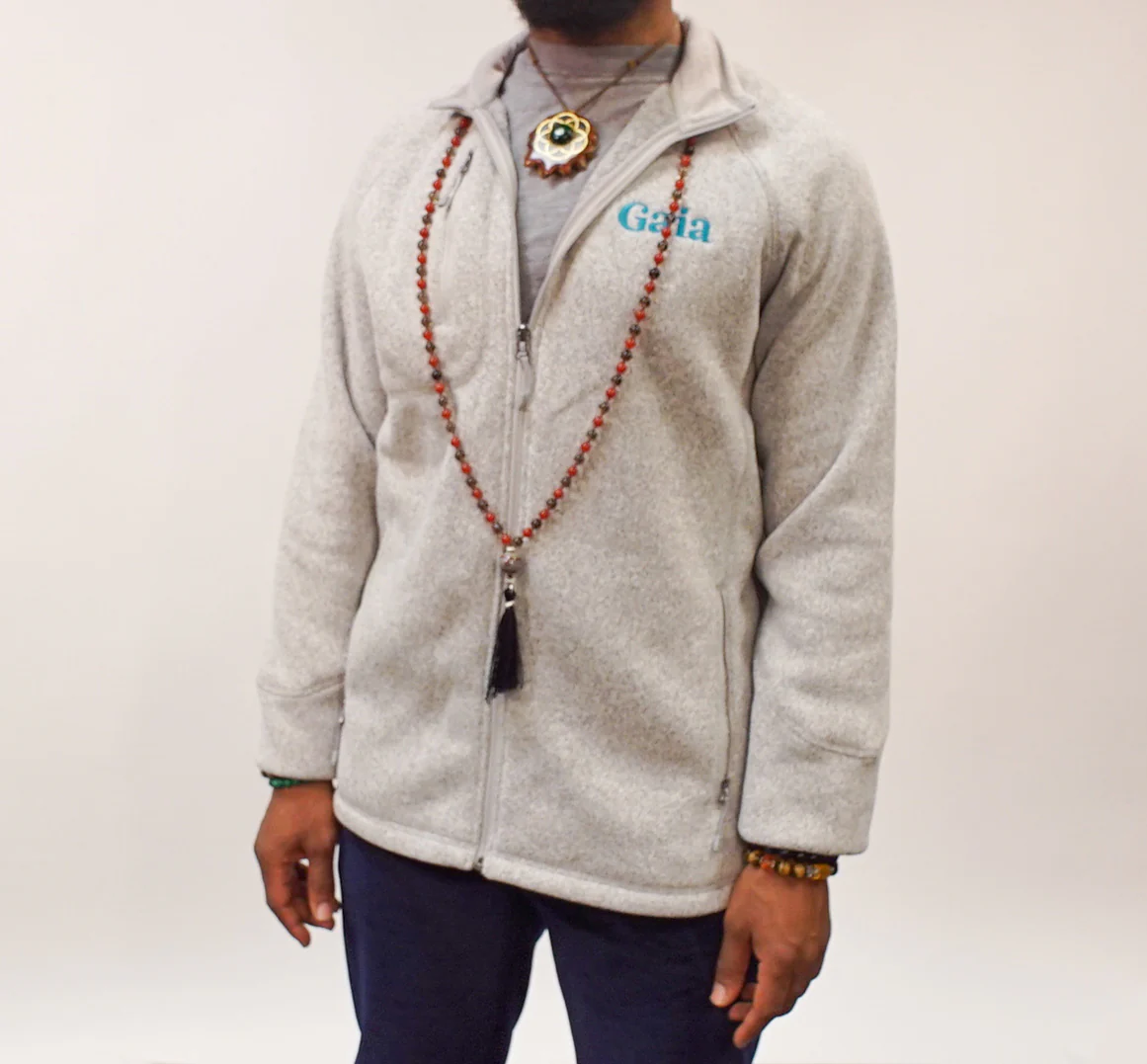 Gaia | Embroidered Fleece Jacket - Men's - Image 4