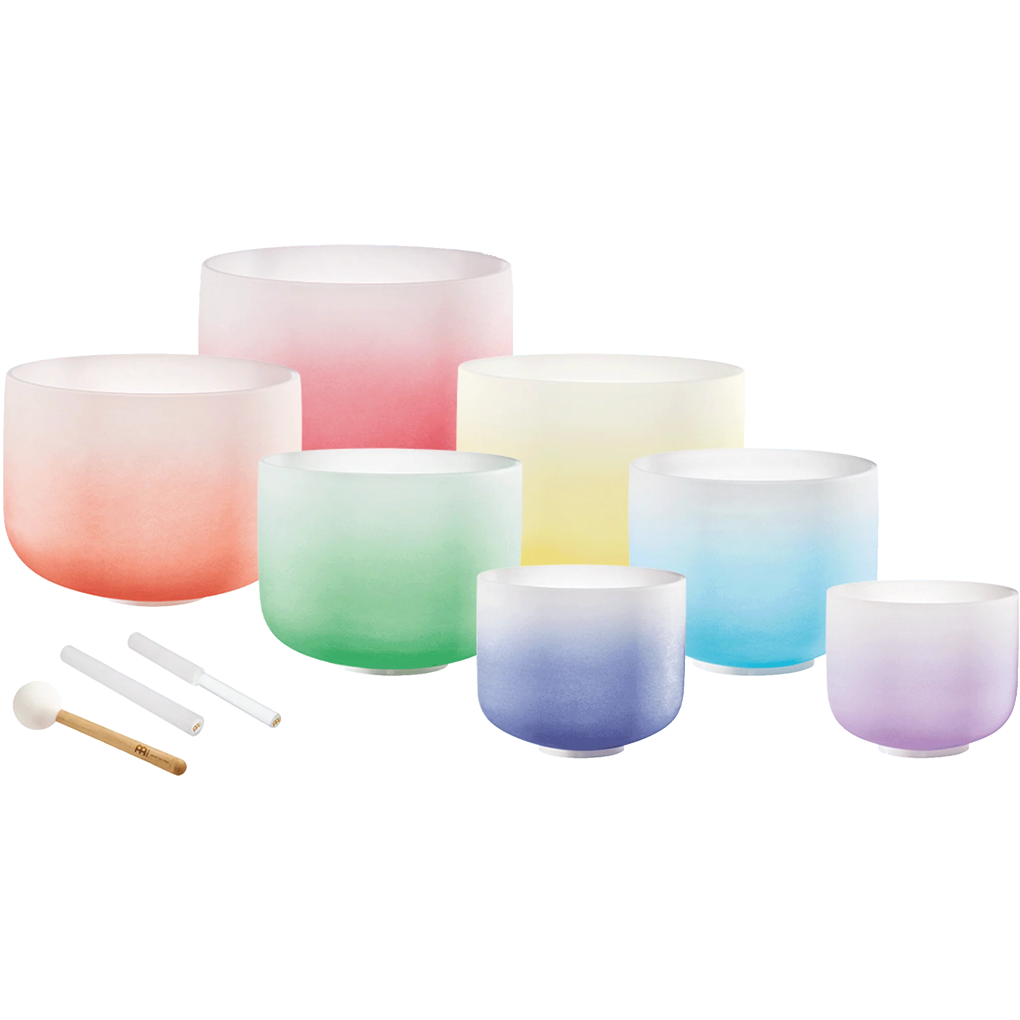 Sound Healing LAB | Pro Color Chakra Set of 7 Quartz Crystal Singing Bowls - Image 11