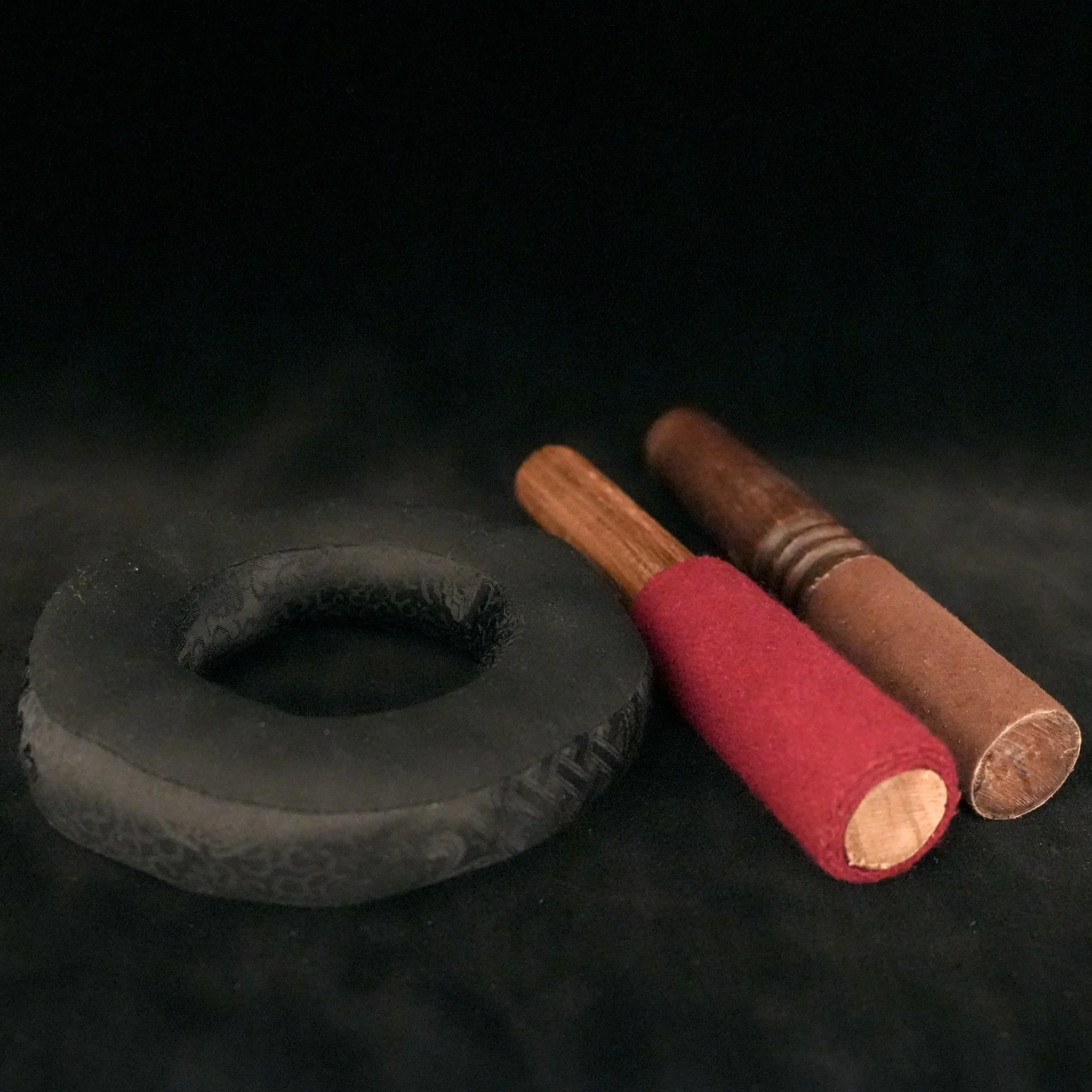Singing Bowl Museum | Fine Antique Singing Bowl, Medium - Accessories Included - Image 2