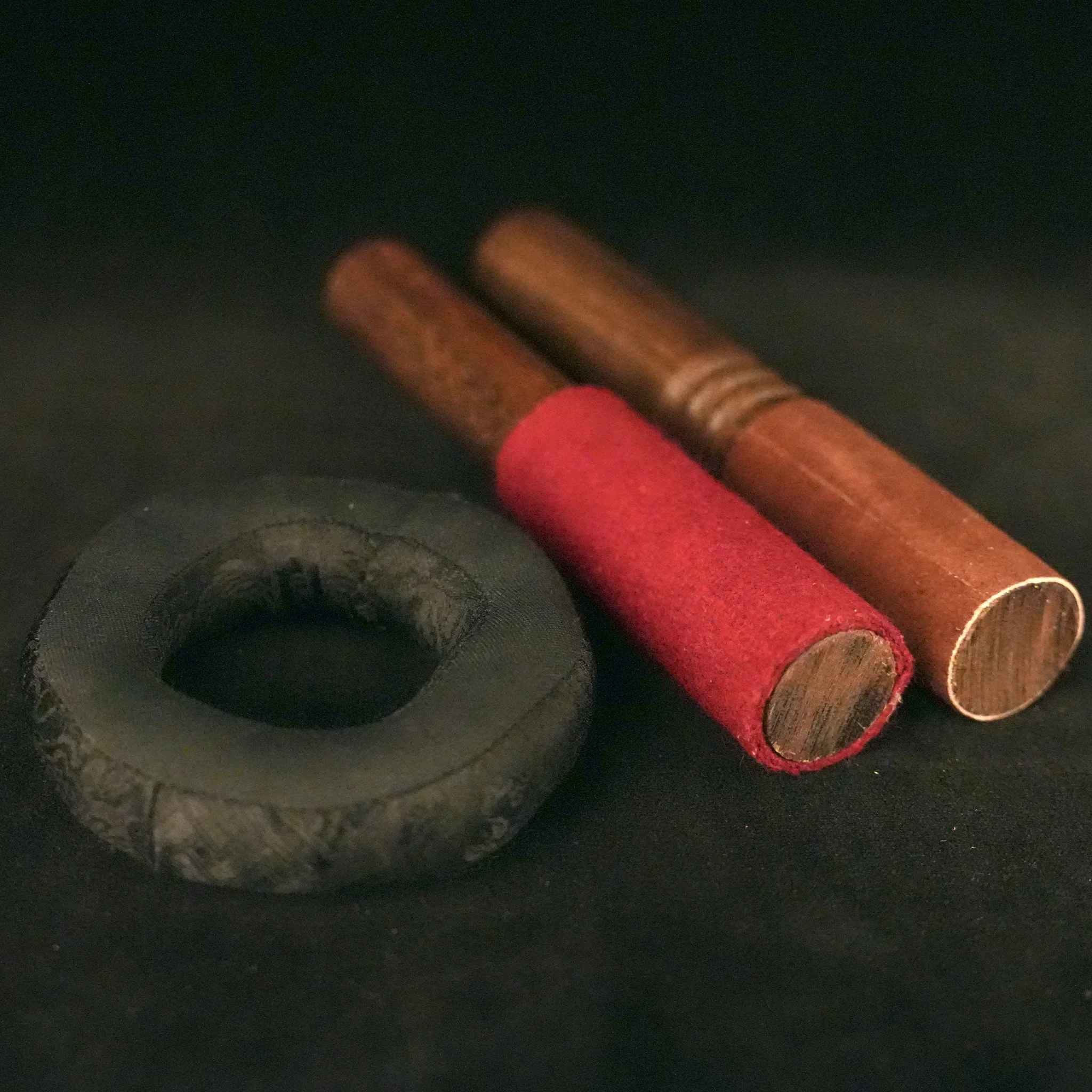 Singing Bowl Museum | Fine Antique Singing Bowl, Small - Accessories Included - Image 2
