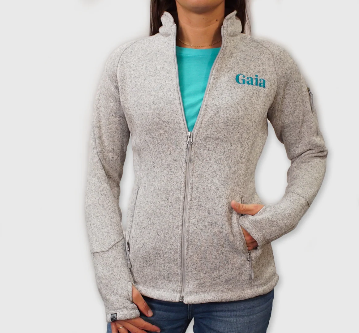 Gaia | Embroidered Fleece Jacket - Women's - Image 3